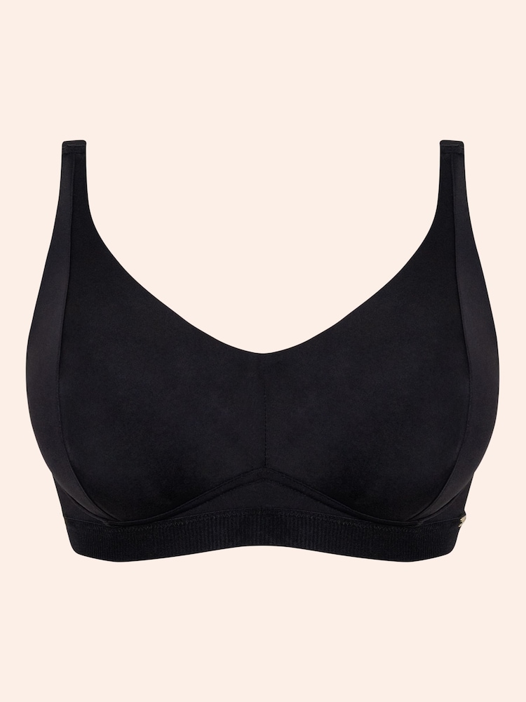 Curvy Kate Zen Non-Wired Black Bralette - Image 4 of 4 Curvy Kate Zen Non-Wired Black Bralette - Image 4 of 4