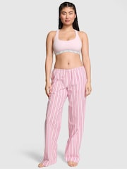 Victoria's Secret Pink Pink Tulip Stripe Long Pyjama Bottoms - Image 1 of 3