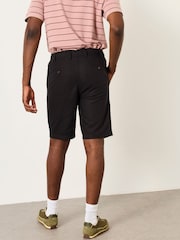 FatFace Salcombe Washed Black Linen Cotton Shorts - Image 2 of 7