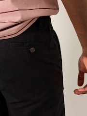 FatFace Salcombe Washed Black Linen Cotton Shorts - Image 5 of 7