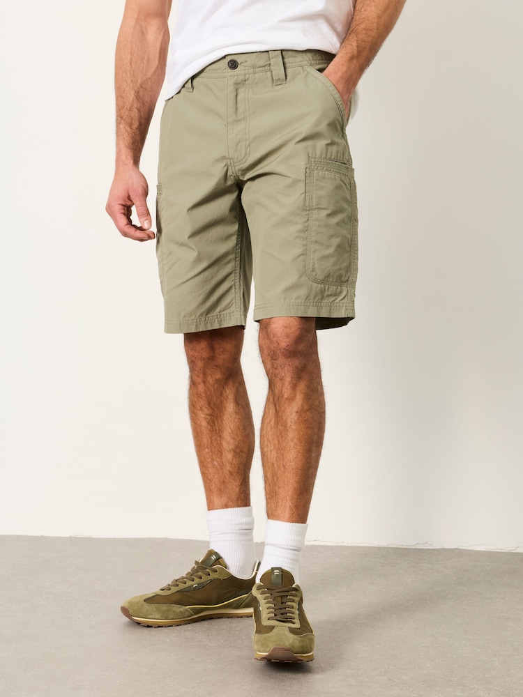 FatFace Burley Green Haze Lightweight Cargo Shorts - Image 1 of 6