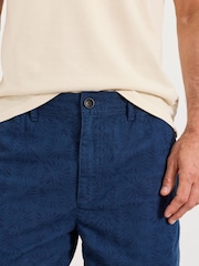 FatFace Blue Salcombe Tile Print Shorts - Image 5 of 7