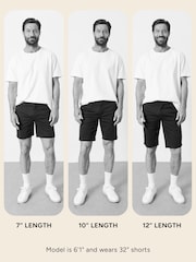 Темно-синій - FatFace Linen Cotton Shorts - Image 7 of 7