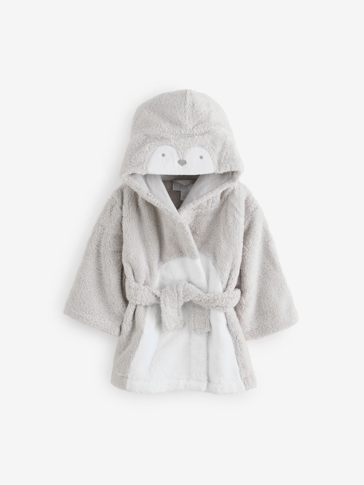 رمادي - روب بتصميم Snowy Penguin من The White Company - صورة 1 من 2 رمادي - روب بتصميم Snowy Penguin من The White Company - صورة 1 من 2