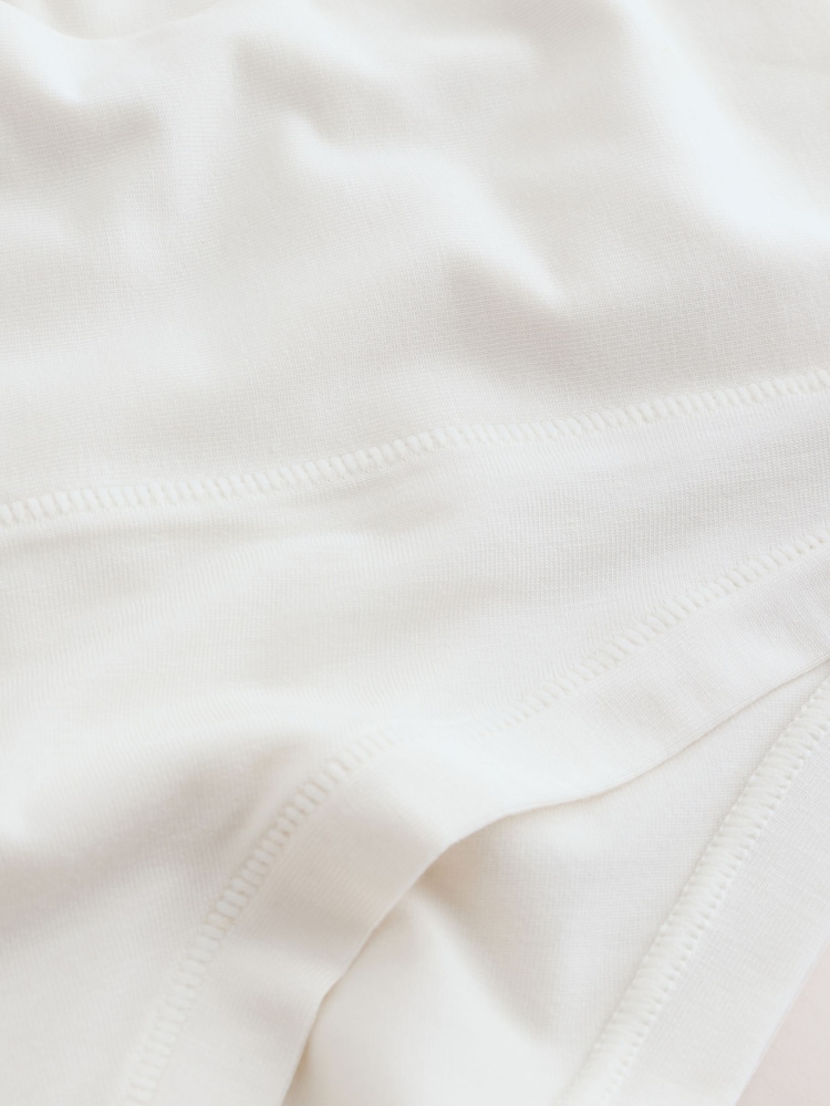 Cream High Waist High Leg Ultimate Comfort Knickers 2 Pack - Image 5 of 5