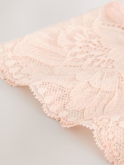 Black/Pink/White Hipster Thong Lace Knickers 3 Pack - Image 11 of 11