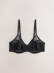 Black/Pink/White Non Pad Full Cup Lace Bras 3 Pack - Image 9 of 14