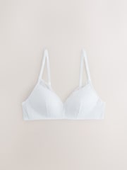 Black/Pink/White Pad Non Wire Lace Bras 3 Pack - Image 4 of 11