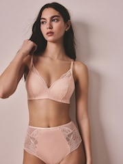 Black/Pink/White Pad Non Wire Lace Bras 3 Pack - Image 8 of 11