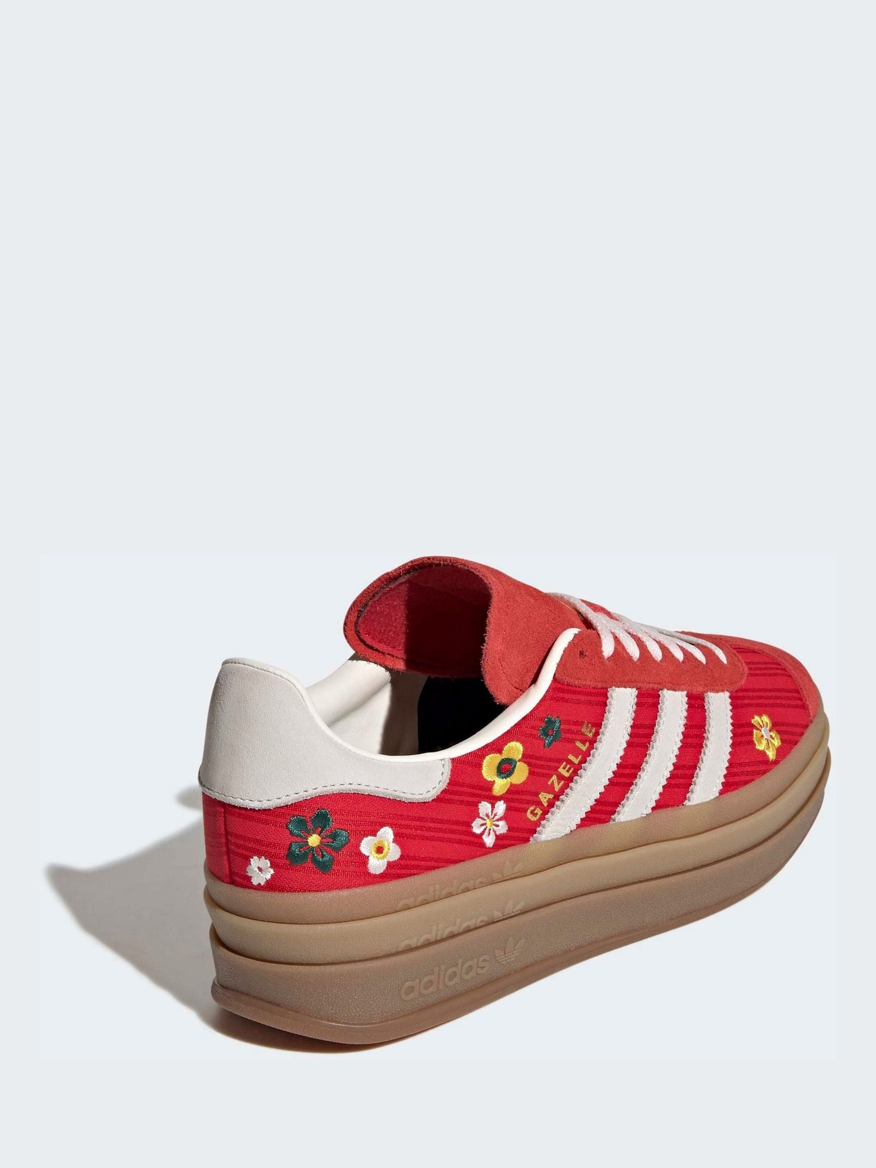 【新品】 Gazelle Bold W 24cm Buy adidas Originals Red/White Gazelle Bold W Trainers from Next USA