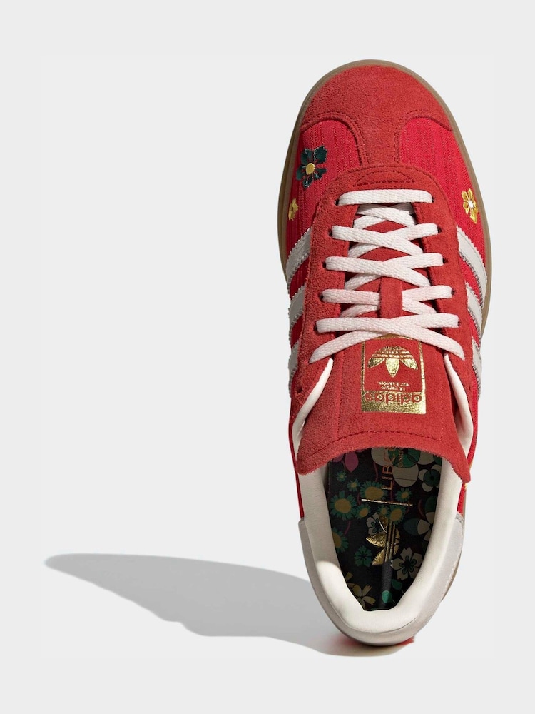 adidas gazelle silver green womens WMNS adidas Gazelle Bold Shoes Better Scarlet main image 0