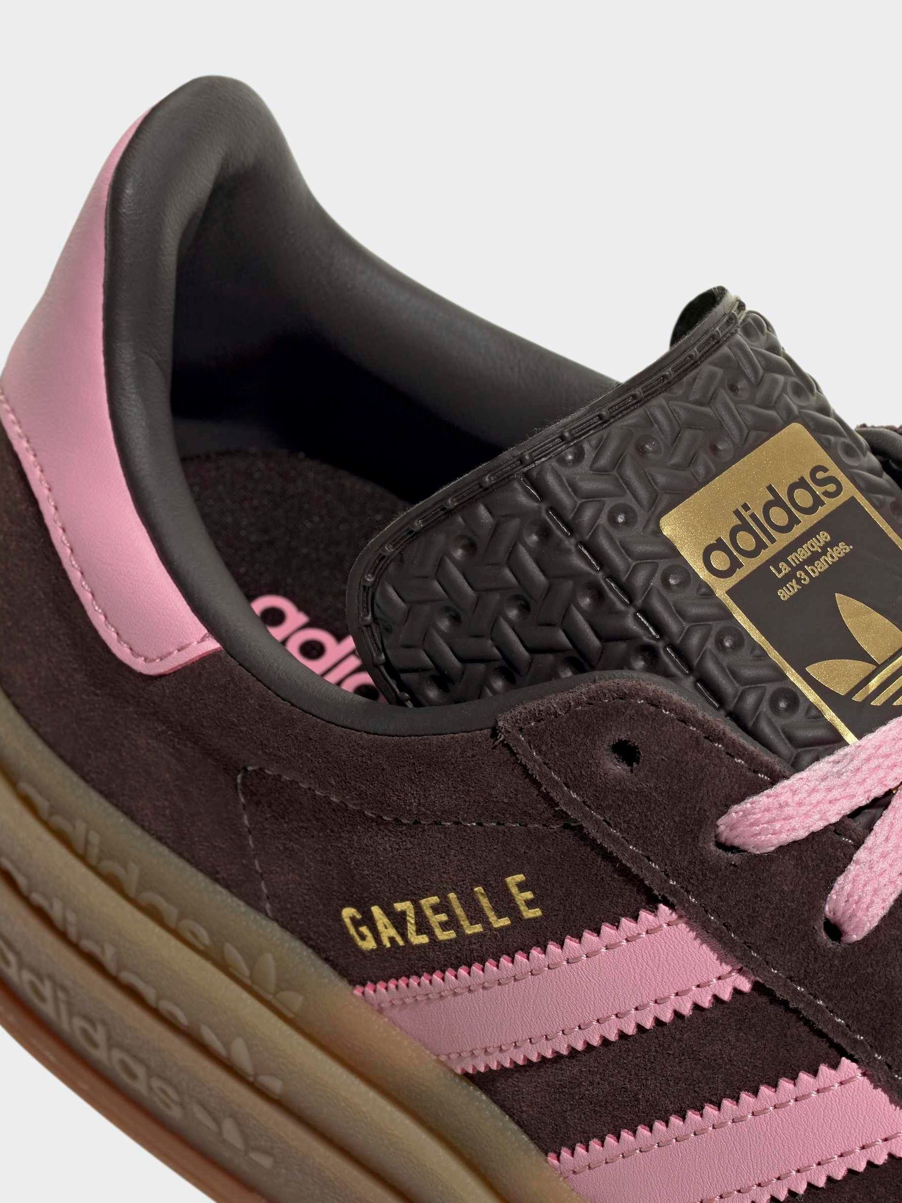 Buy adidas Originals Brown/Pink Gazelle Bold W Trainers from Next USA