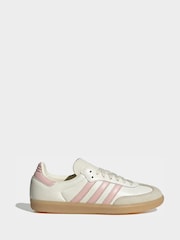 Chalk White - adidas Originals Samba Og Trainers - Larawan 1 ng 10