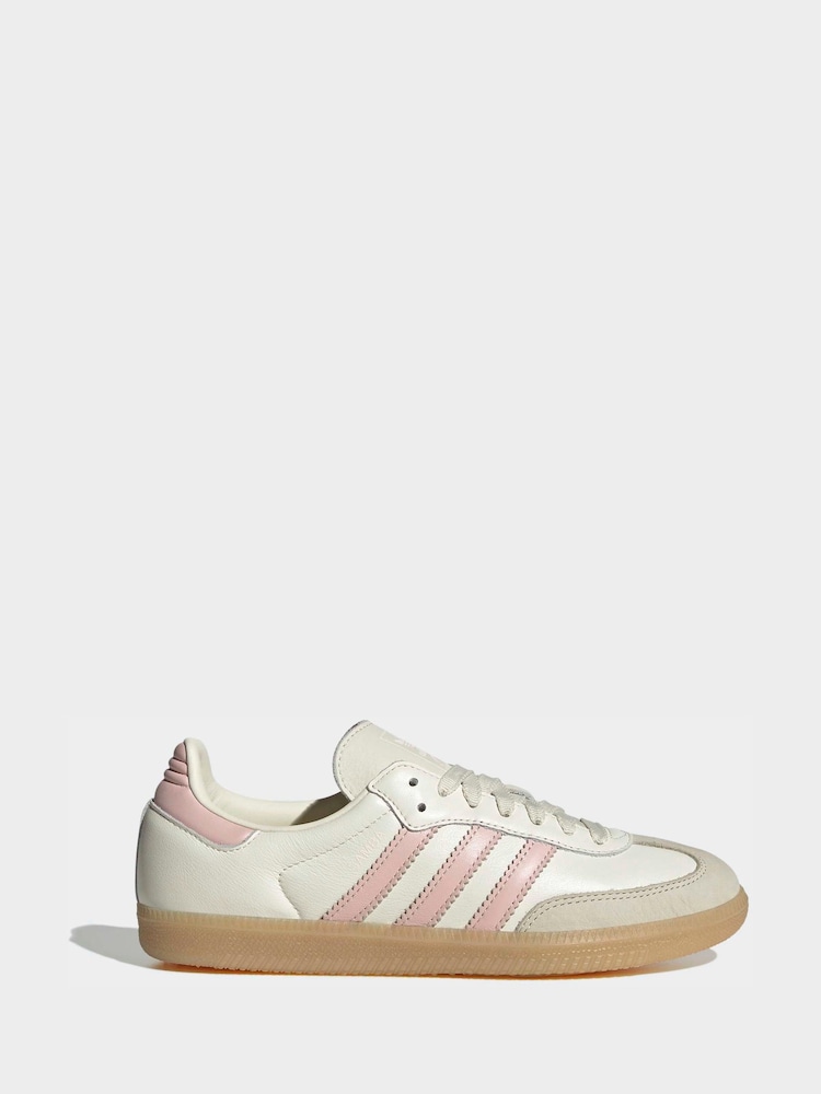 Chalk White - adidas Originals Samba Og Trainers - Larawan 1 ng 10