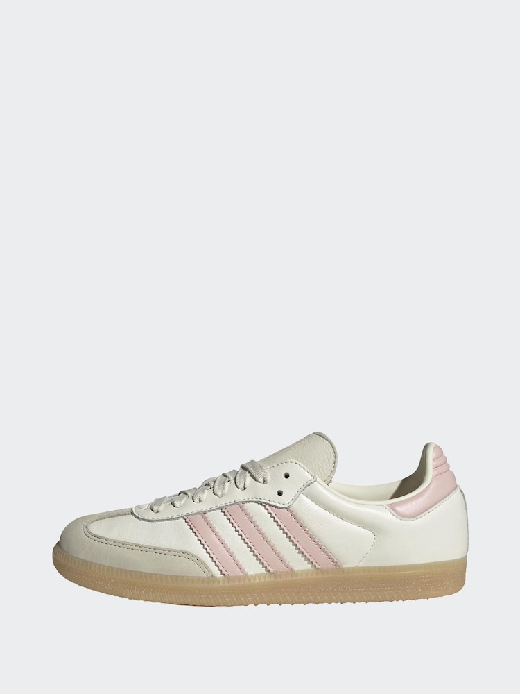 Chalk White - adidas Originals Samba Og Trainers - Larawan 10 ng 10
