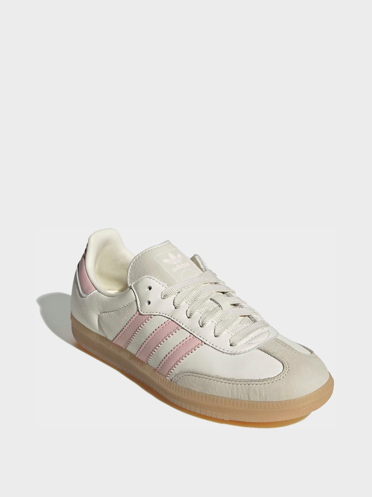 Chalk White - adidas Originals Samba Og Trainers - Larawan 2 ng 10