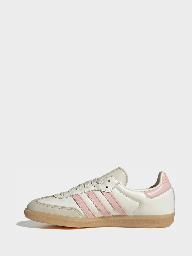 adidas gazelle silver green womens Women's Samba White/Black/Red