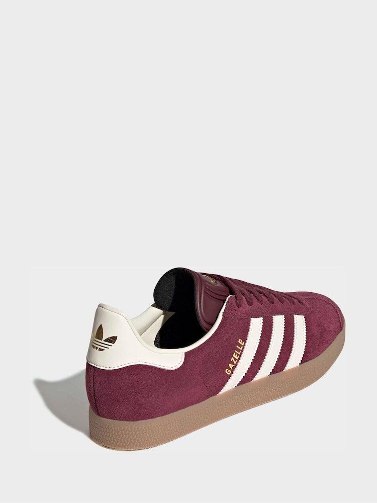adidas gazelle silver green womens Men's adidas Gazelle Shoes Burgundy B41645 main image 0