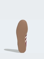 adidas Originals Burgundy Gazelle Trainers - Image 7 of 9