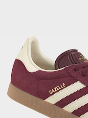 adidas Originals Burgundy Gazelle Trainers - Image 8 of 9