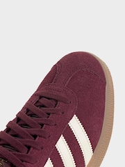 adidas Originals Burgundy Gazelle Trainers - Image 9 of 9