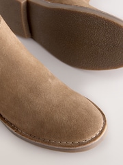 Stone Stitchdown Chelsea Boots - Image 5 of 7