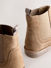Stone Stitchdown Chelsea Boots - Image 6 of 7