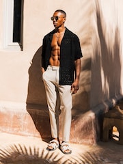 MAUVAIS Black Moreno Crochet Shirt - Image 3 of 6