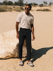MAUVAIS Black Beaufort Stretch Chinos - Image 2 of 4
