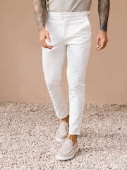 MAUVAIS White Beaufort Stretch Chinos - Image 1 of 4