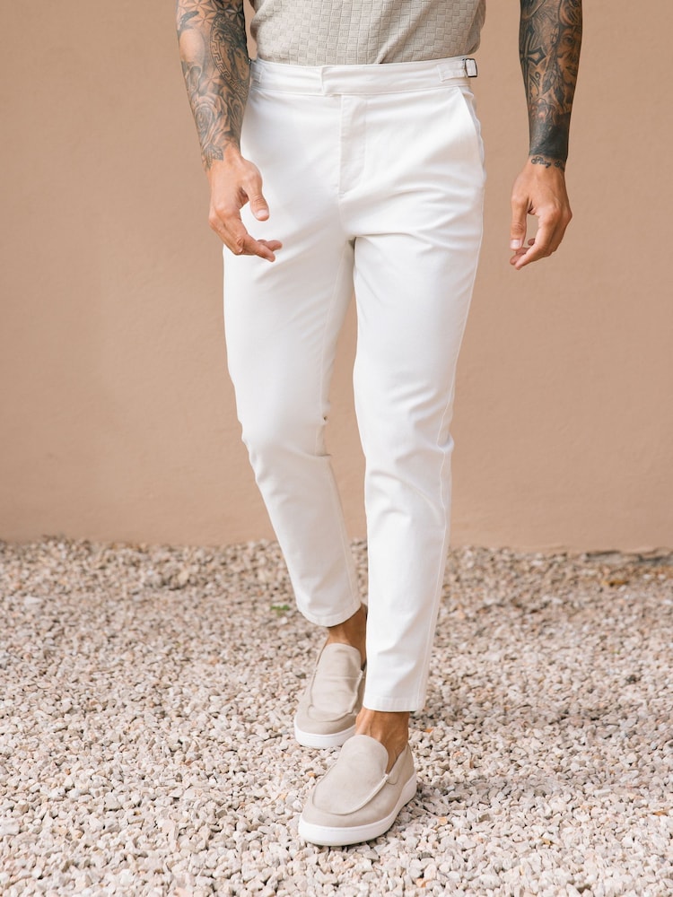 MAUVAIS White Beaufort Stretch Chinos - Image 1 of 4