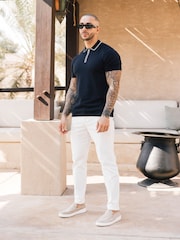 MAUVAIS White Beaufort Stretch Chinos - Image 3 of 4