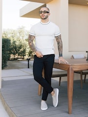 MAUVAIS Blue Beaufort Stretch Chinos - Image 4 of 4