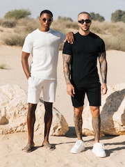 Preto - MAUVAIS Tanami Textured Stretch Tee - Imagem 4 de 4
