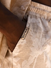 MAUVAIS Cream Kandima Floral Shorts with Linen - Image 5 of 6
