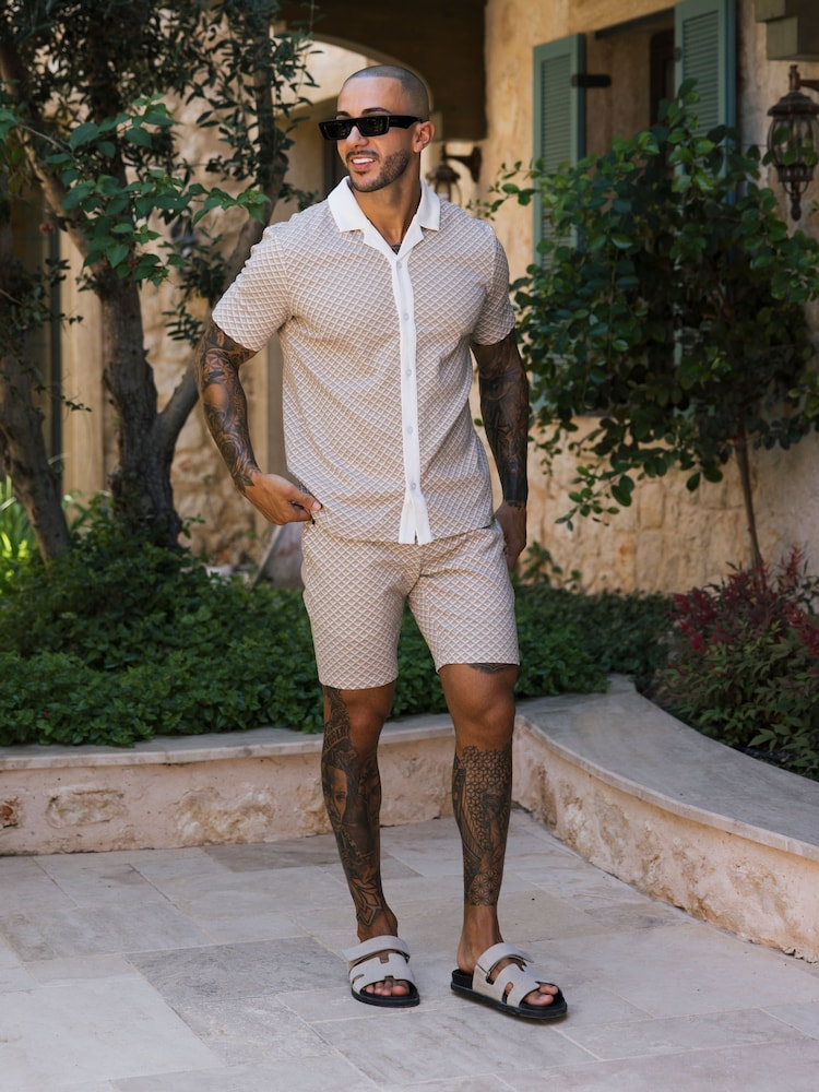 MAUVAIS Natural Salerno Shorts - Image 2 of 7 MAUVAIS Natural Salerno Shorts - Image 2 of 7