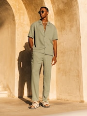 MAUVAIS Green Fiorano Trousers - Image 3 of 6