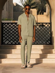 MAUVAIS Green Fiorano Trousers - Image 4 of 6
