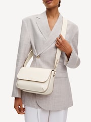 Aspinal of London Cream Ella Grande Pebble Bag - Image 6 of 6