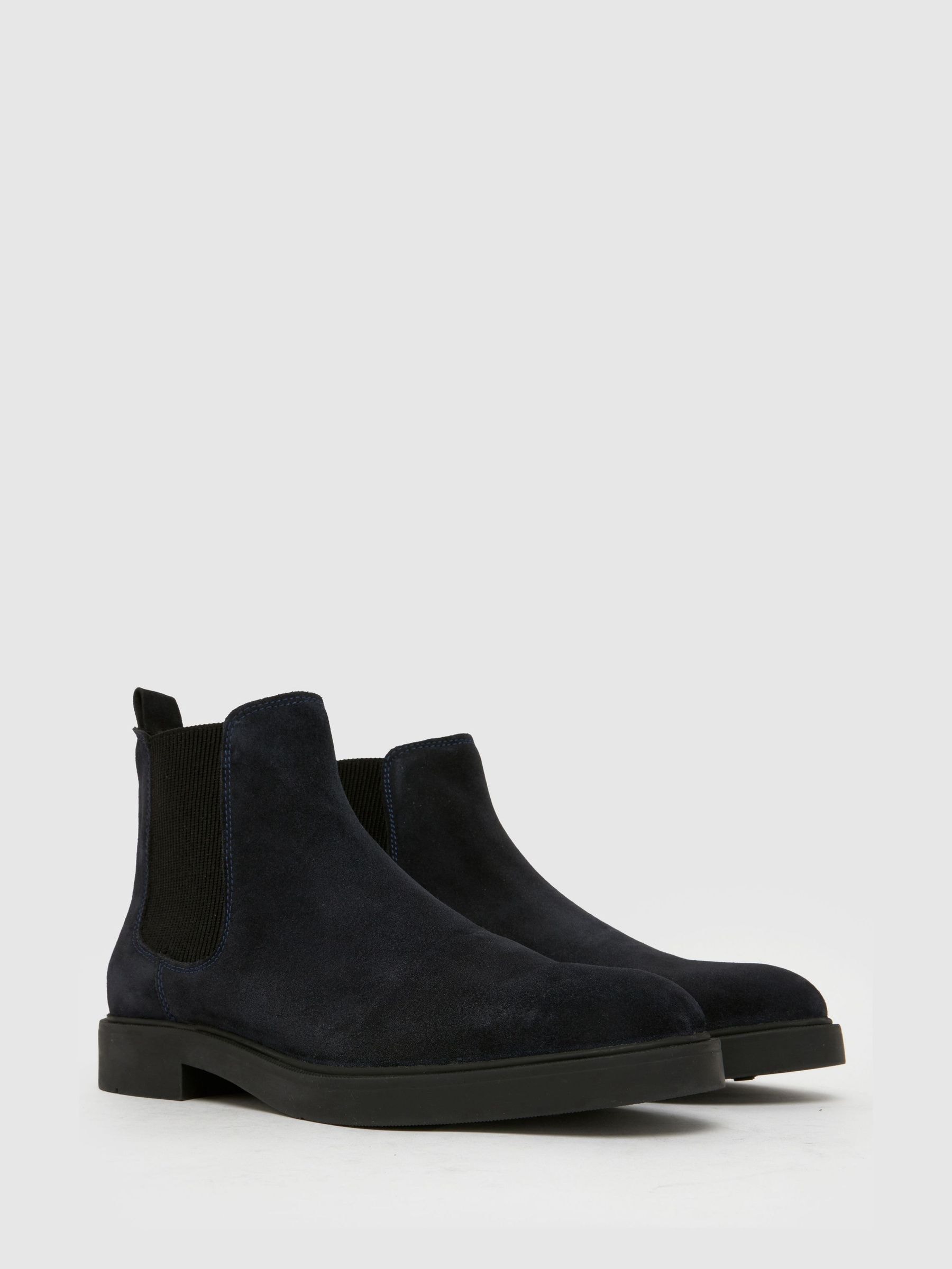Kaufen Sie Blau - Schuh Dice Leather Chelsea Boots from Next