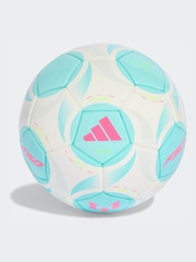 adidas White/Blue Messi Mini Football - Image 1 of 4