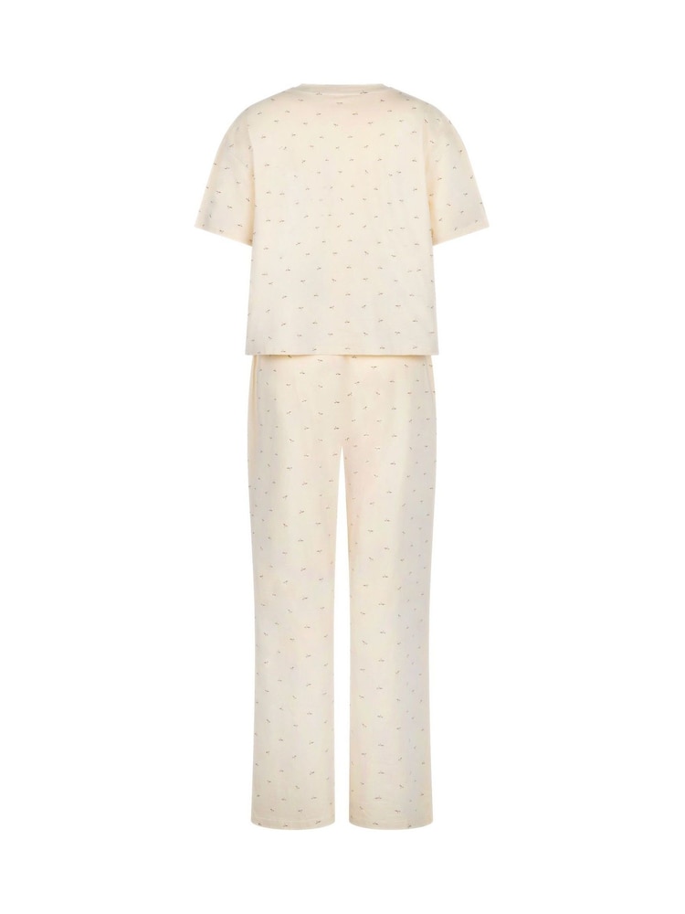 Hunkemoller Subtle Jersey White Pyjamas Set - Image 4 of 4