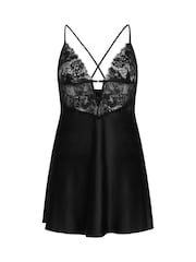 Hunkemöller Slipdress Nienke Black Slip - Image 4 of 5