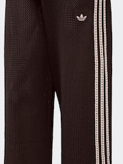adidas Originals Brown Knitted Croched Firebird Trousers - Image 5 of 7