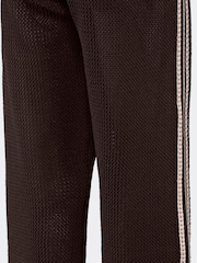 adidas Originals Brown Knitted Croched Firebird Trousers - Image 7 of 7