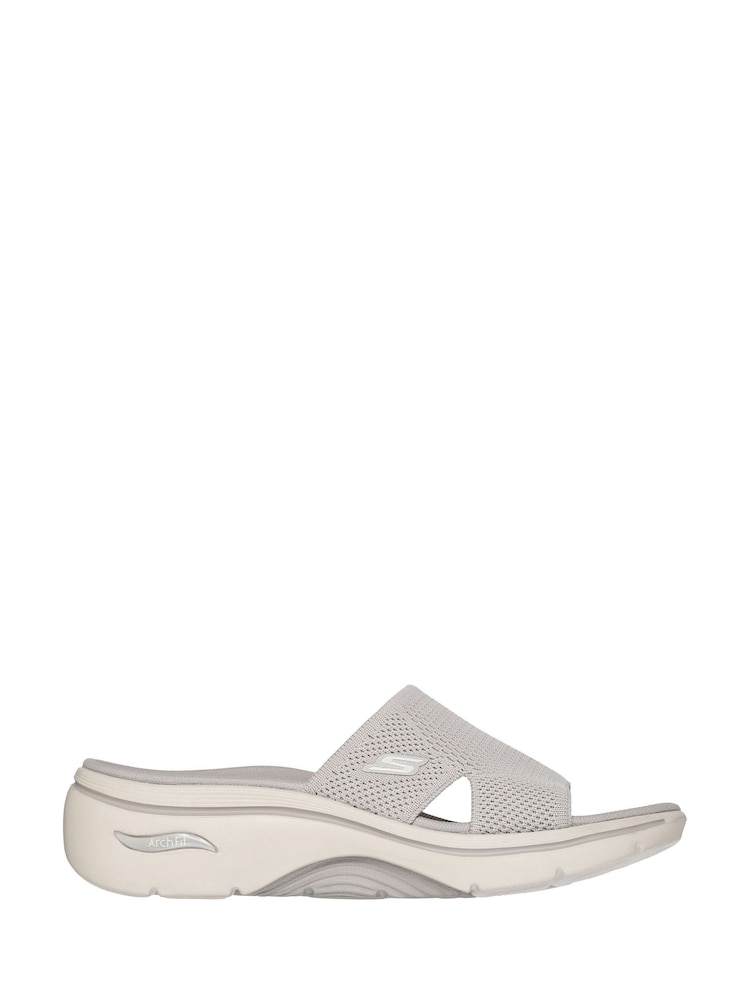 Skechers Grey Walk Arch Fit 2.0 Sandals - Image 1 of 5