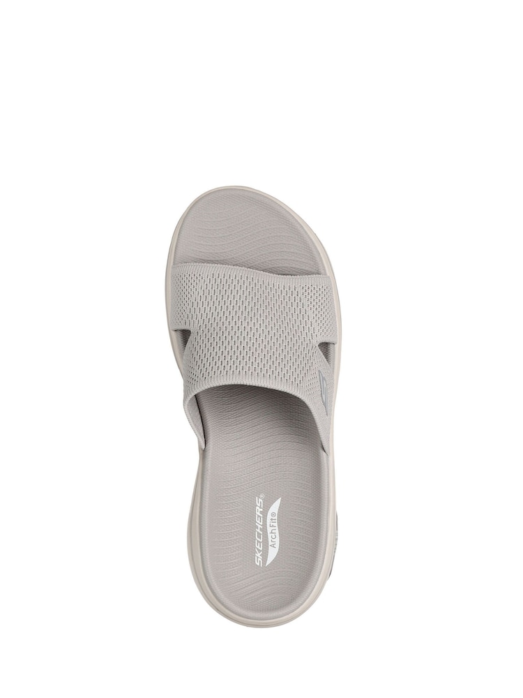 Skechers Grey Walk Arch Fit 2.0 Sandals - Image 2 of 5