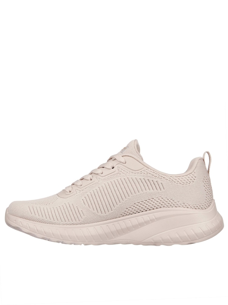 Skechers Cream Bobs Sport Squad Chaos - Face Off Trainers - Image 2 of 6