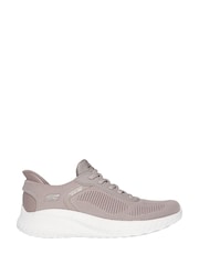 Skechers Grey Slip-Ins Bobs Sport Squad Chaos Trainers - Image 1 of 6