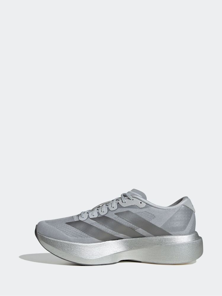 adidas Silver (Metal) Adizero EVO SL Trainers - Image 2 of 9